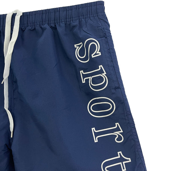 Ustyle Ανδρικό μαγιό σορτς με σχέδιο Sport Navy Blue 8938