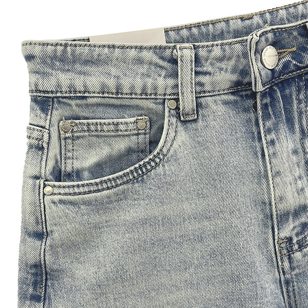 ustyle Γυναικεία Denim τζιν βερμούδα φαρδιά ψηλόμεση 15218
