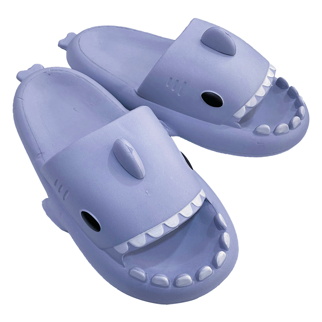 Ustyle Ανδρικές Παντόφλες καλοκαιρινές αντιολισθητικές με σχέδιο καρχαρίας Μπλε US-7053-1