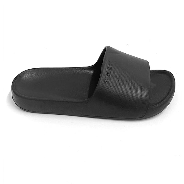 Ustyle Unisex Παντόφλες Καλοκαιρινές αντιολισθητικές σε μαύρο 2507138