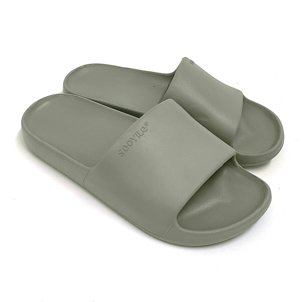 Ustyle Unisex Παντόφλες Καλοκαιρινές αντιολισθητικές σε χακί 2507138