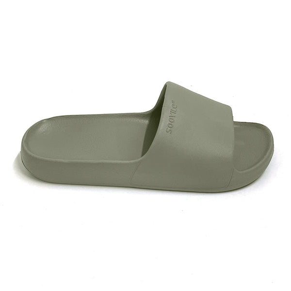 Ustyle Unisex Παντόφλες Καλοκαιρινές αντιολισθητικές σε χακί 2507138