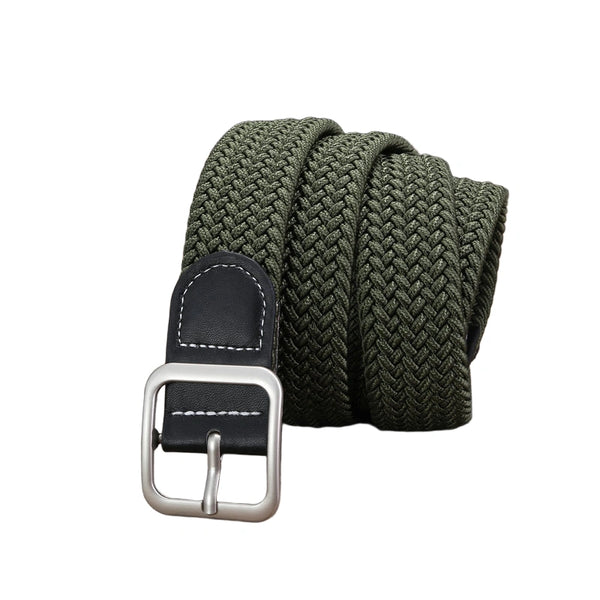 ustyle Ζώνη ελαστική πλεκτή Χακί US-0055
