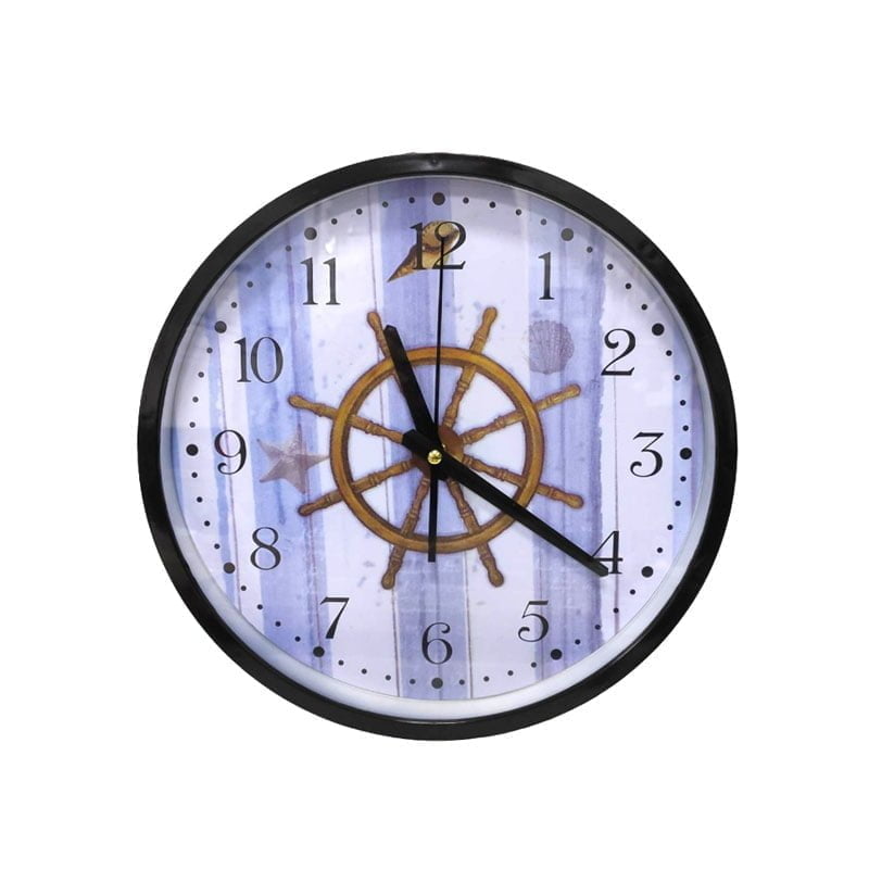 USTYLE Ρολόι τοίχου - Wall clock Μαύρο