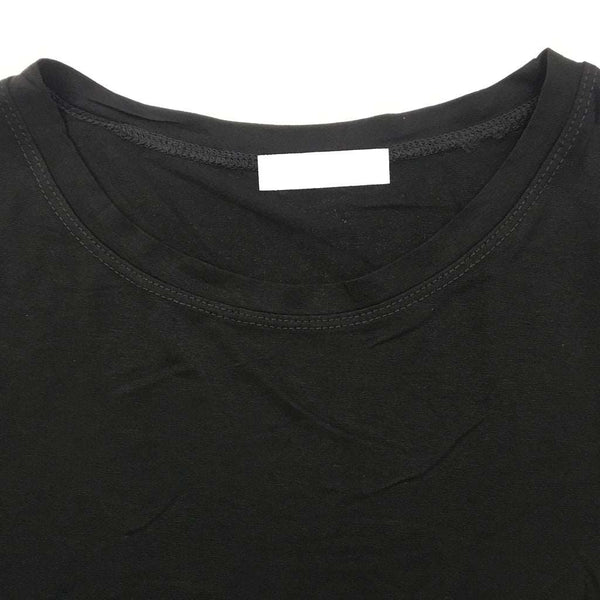 Γυναικεία μπλούζα κοντό μανίκι μαύρη R1388