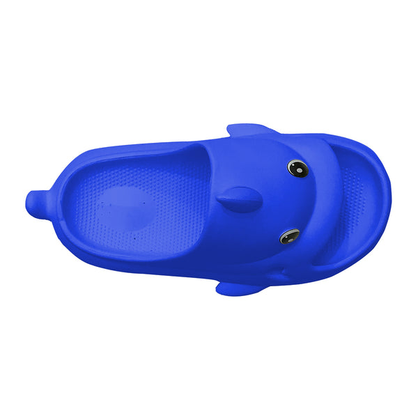 Παιδική παντόφλα καλοκαιρινή slides σε σχέδιο καρχαρία μπλε 8914-4