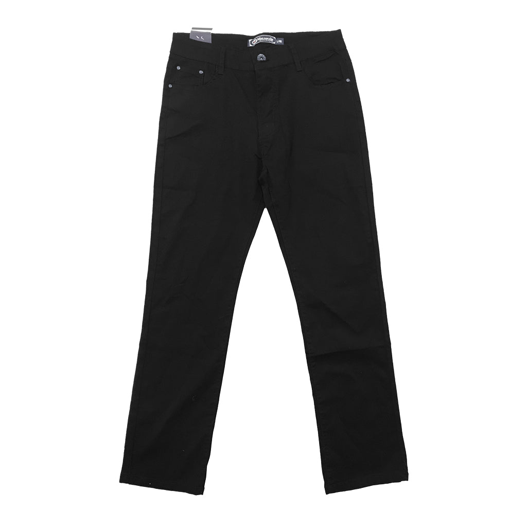 Γυναικείο παντελόνι υφασμάτινο ελαστικό μαύρο TF3181-3